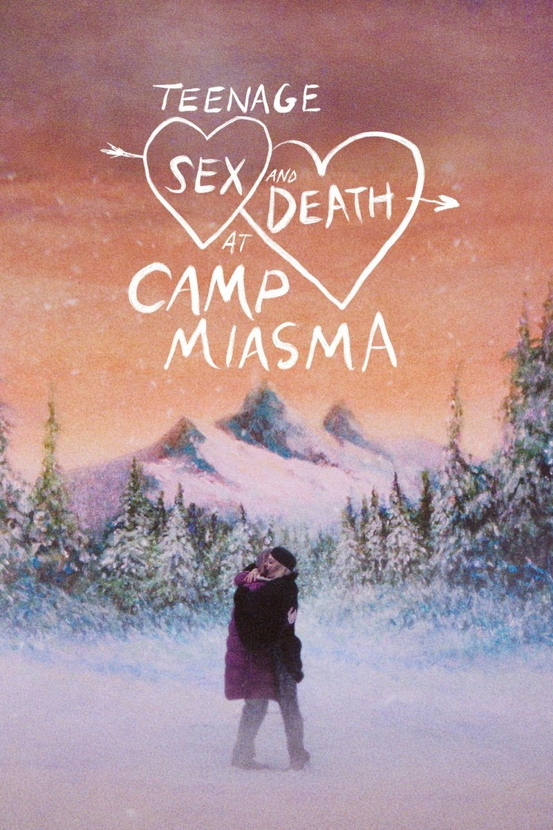 Cartelera oficial de Adolescencia, sexo y muerte en campamento Miasma: El slasher que huele a sudor adolescente y a guion reciclado