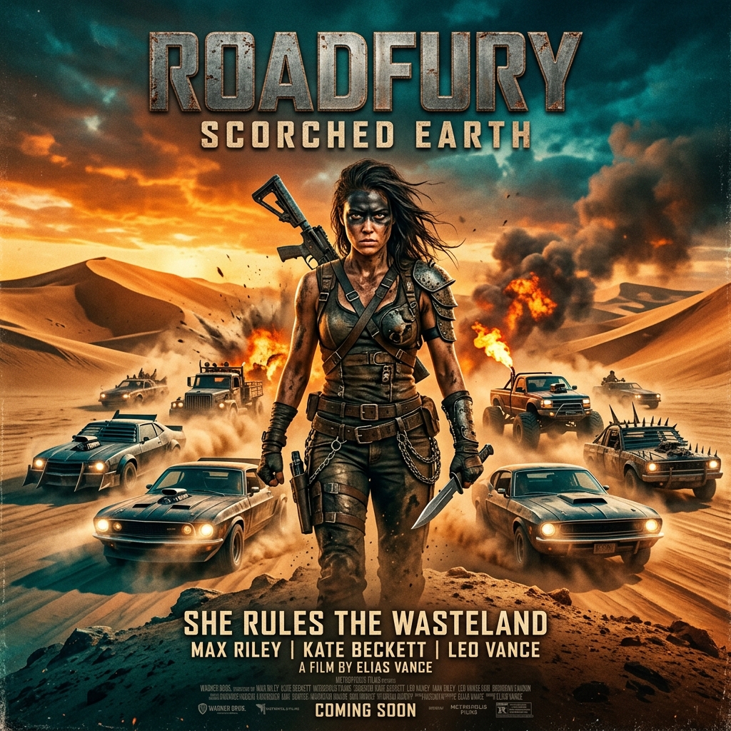 Cartelera oficial de Mad Max: Furiosa - El desierto sigue brillante, el guion no tanto