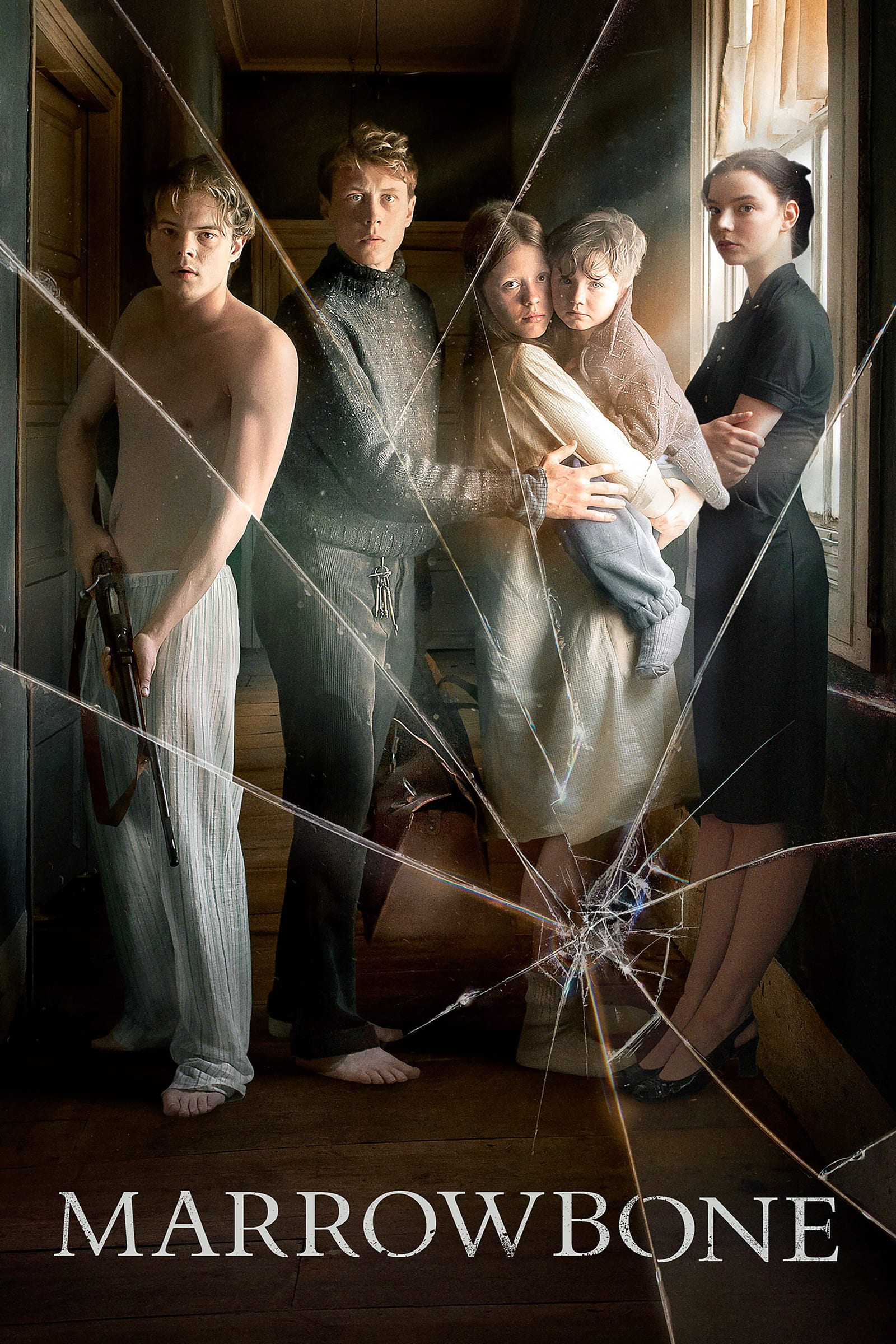 Cartelera oficial de El secreto de Marrowbone: La casa que sangra memoria (y no precisamente por el presupuesto)
