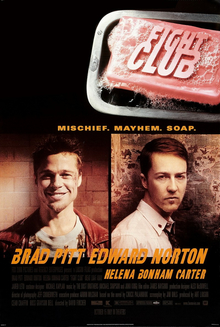 Cartelera oficial de Fight Club: El club de la lucha, o cómo Fincher rodó la comedia satírica definitiva de los 90