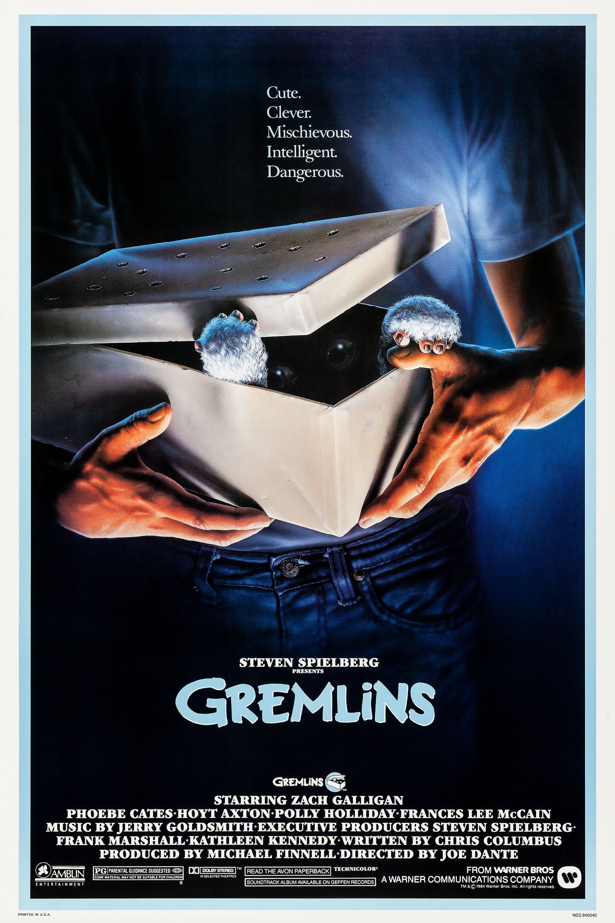 Cartelera oficial de Gremlins: El caos que nunca envejece y que aún nos mira con los ojos de un mogwai