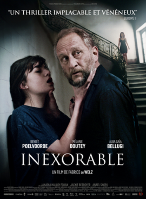 Cartelera oficial de Inexorable - El parásito de la obsesión literaria y la burguesía decadente