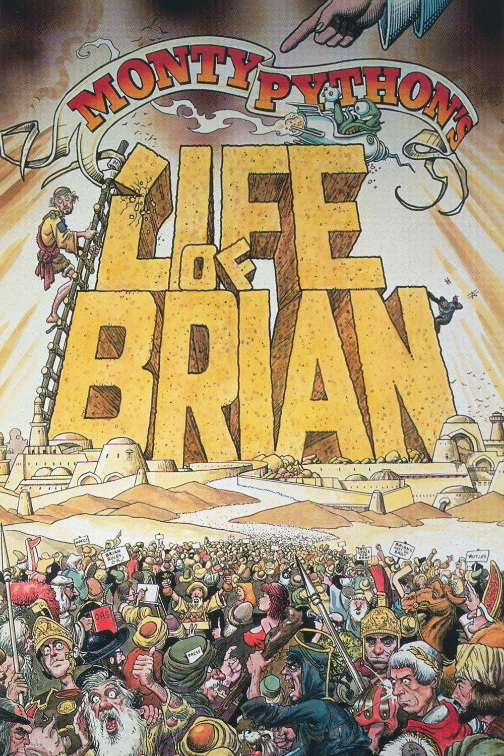 Cartelera oficial de La vida de Brian: La sátira que escupió en la cara de la hipocresía (y nos hizo reír hasta sangrar)