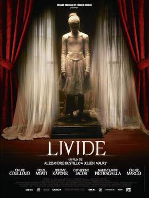 Cartelera oficial de Livide: Danza de sangre, muñecas muertas y la pesadilla gótica definitiva del extremismo francés