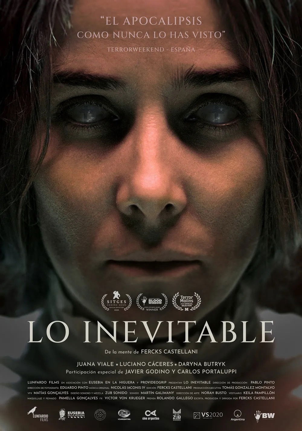 Cartelera oficial de Lo inevitable: El apocalipsis que no salvó ni al guion