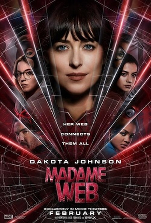 Cartelera oficial de Madame Web: La telaraña de la desidia cinematográfica