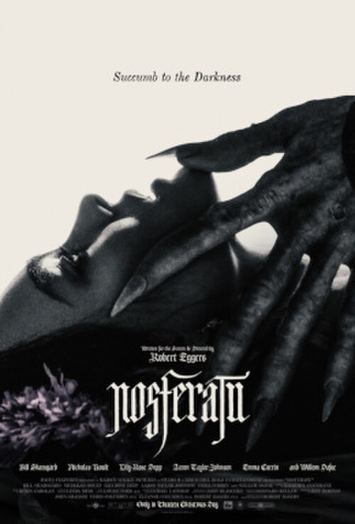 Cartelera oficial de Nosferatu: El glorioso y gótico renacimiento del vampiro de Eggers