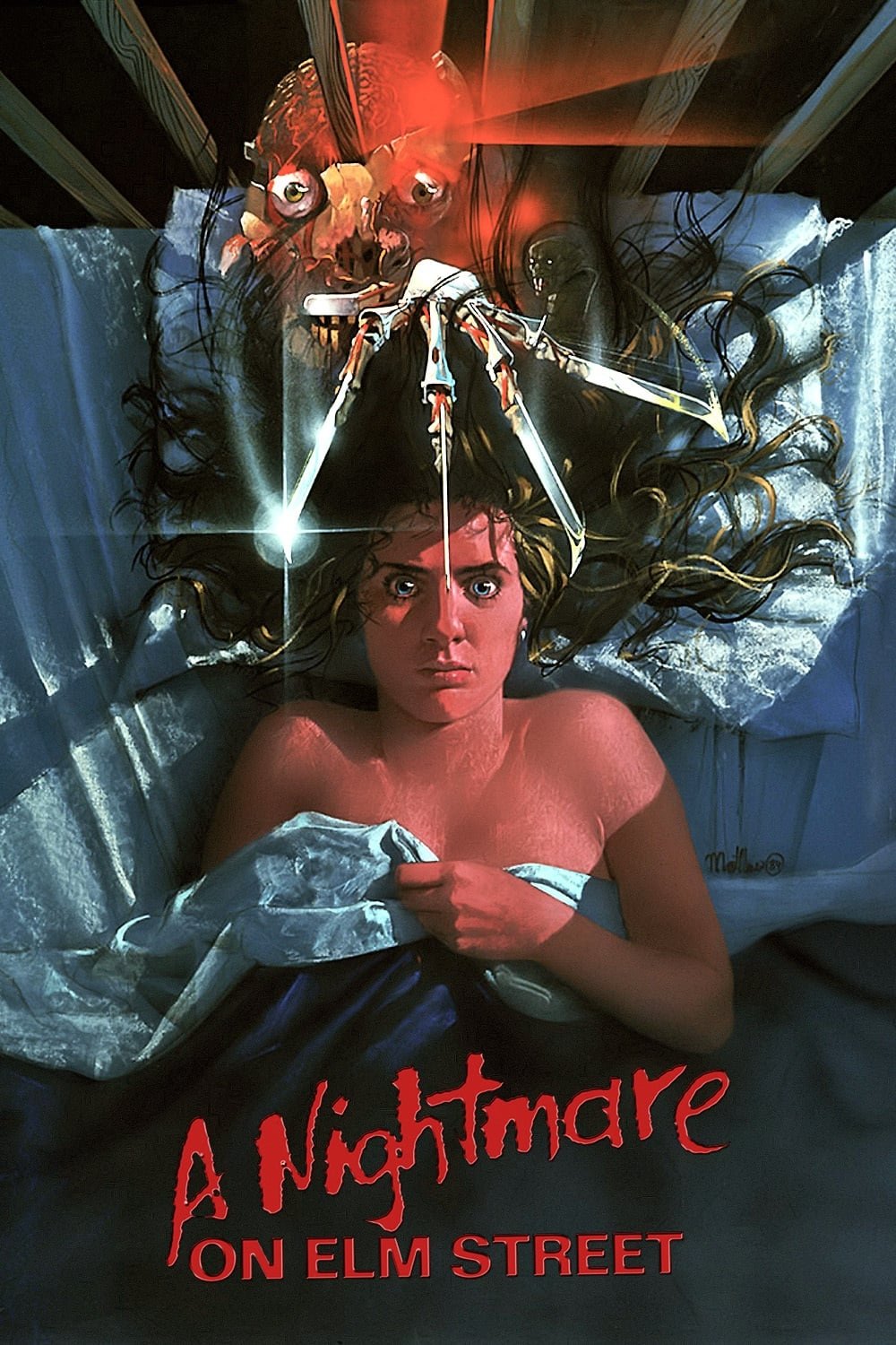 Cartelera oficial de Pesadilla en Elm Street: La Noche que el Cine Aprendió a Soñar con Cuchillas