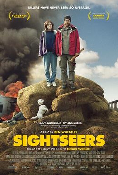 Cartelera oficial de Sightseers: Vacaciones en caravana, comedia negra hilarante y homicidios campestres con sabor británico