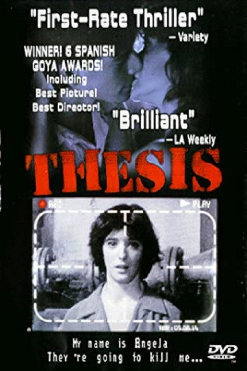 Cartelera oficial de Tesis: Una exploración oscura y maestra