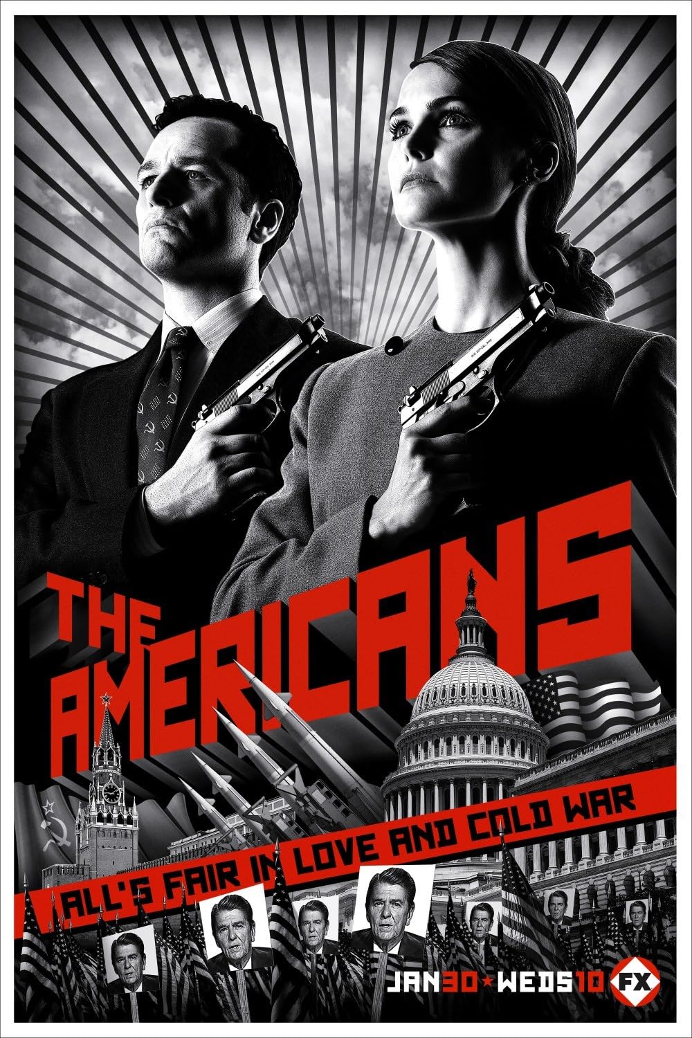 Cartelera oficial de The Americans: La serie que te hará cuestionar la lealtad