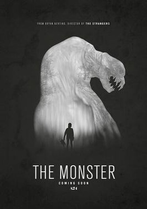 Cartelera oficial de The Monster - Terror de carretera bajo la lluvia y la dolorosa redención de una madre