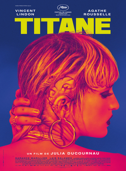 Cartelera oficial de Titane: La colisión visceral de metal, fluidos y amor mutante